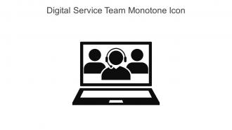 Digital Service Team Monotone Icon In Powerpoint Pptx Png And Editable Eps Format