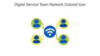 Digital Service Team Network Colored Icon In Powerpoint Pptx Png And Editable Eps Format