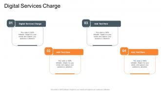 Digital Services Charge In Powerpoint And Google Slides Cpb