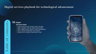 Digital Services Playbook For Technological Advancement Powerpoint Presentation Slides Template Professional