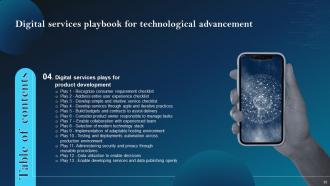 Digital Services Playbook For Technological Advancement Powerpoint Presentation Slides Good Professional