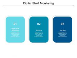 Digital shelf monitoring ppt powerpoint presentation pictures themes cpb