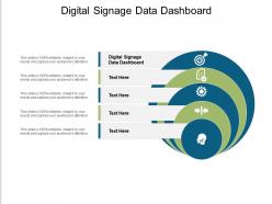 Digital signage data dashboard ppt powerpoint presentation model introduction cpb