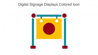 Digital Signage Displays Colored Icon In Powerpoint Pptx Png And Editable Eps Format