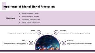 Digital Signal Processing For Communications PPT Outline AT Multipurpose Ideas