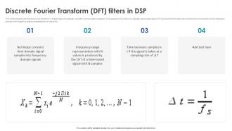 Digital Signal Processing In Modern Discrete Fourier Transform DFT Filters In DSP