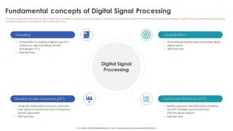 Digital Signal Processing In Modern Fundamental Concepts Of Digital Signal Processing