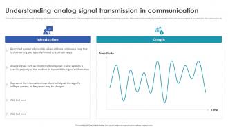 Digital Signal Processing In Modern Understanding Analog Signal Transmission In Communication