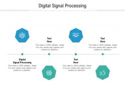 Digital signal processing ppt powerpoint presentation model icon cpb