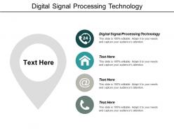 Digital signal processing technology ppt powerpoint presentation ideas design templates cpb