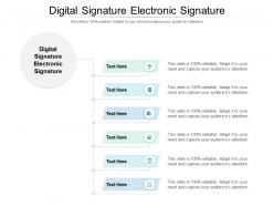 Digital signature electronic signature ppt powerpoint presentation slides clipart images cpb