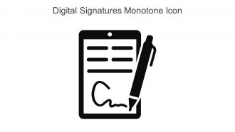 Digital Signatures Monotone Icon In Powerpoint Pptx Png And Editable Eps Format