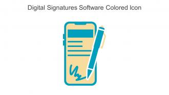 Digital Signatures Software Colored Icon In Powerpoint Pptx Png And Editable Eps Format