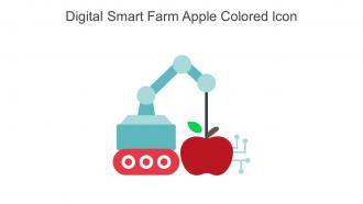 Digital Smart Farm Apple Colored Icon In Powerpoint Pptx Png And Editable Eps Format