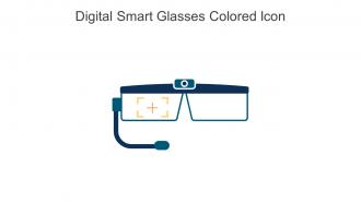 Digital Smart Glasses Colored Icon In Powerpoint Pptx Png And Editable Eps Format