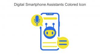 Digital Smartphone Assistants Colored Icon In Powerpoint Pptx Png And Editable Eps Format