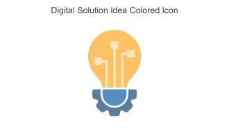 Digital Solution Idea Colored Icon In Powerpoint Pptx Png And Editable Eps Format
