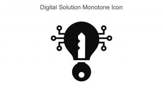 Digital Solution Monotone Icon In Powerpoint Pptx Png And Editable Eps Format