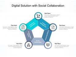Digital solution with social collaboration