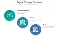 Digital storage solutions ppt powerpoint presentation infographic template master slide cpb