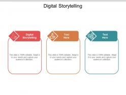 Digital storytelling ppt powerpoint presentation model deck cpb