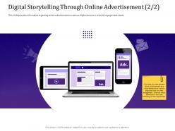 Digital storytelling through online advertisement 2 2 engagement ppt powerpoint model
