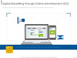 Digital Storytelling Through Online Advertisement Digital Customer Engagement Ppt Infographics