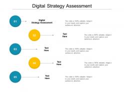 Digital strategy assessment ppt powerpoint presentation gallery backgrounds cpb
