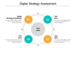 Digital strategy assessment ppt powerpoint presentation infographic template format cpb