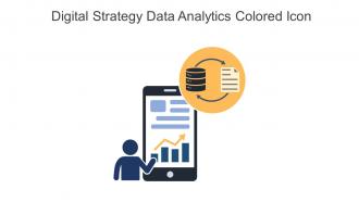 Digital Strategy Data Analytics Colored Icon In Powerpoint Pptx Png And Editable Eps Format