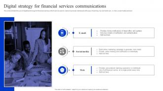 Digital Strategy For Financial Services Communications