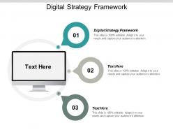 Digital strategy framework ppt powerpoint presentation gallery background designs cpb
