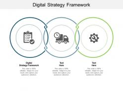 Digital strategy framework ppt powerpoint presentation portfolio elements cpb
