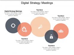 Digital strategy meetings ppt powerpoint presentation summary design ideas cpb