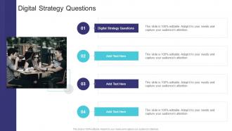 Digital Strategy Questions In Powerpoint And Google Slides Cpb