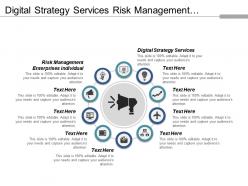 Digital strategy services risk management enterprises individuals customers approach cpb