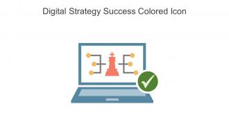 Digital Strategy Success Colored Icon In Powerpoint Pptx Png And Editable Eps Format