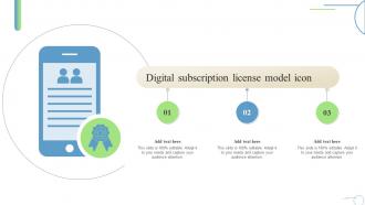 Digital Subscription License Model Icon