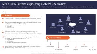 Digital Systems Engineering Model Based Systems Engineering Overview And Features