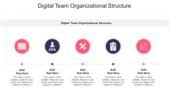 Digital Team Organizational Structure In Powerpoint And Google Slides Cpb