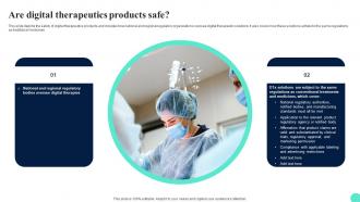 Digital Therapeutics Adoption Challenges Are Digital Therapeutics Products Safe