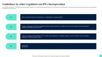 Digital Therapeutics Adoption Challenges Guidelines By Other Regulators On Dtx Incorporation