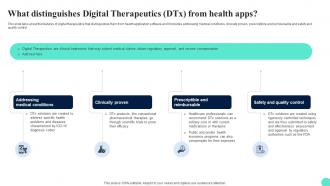 Digital Therapeutics Adoption Challenges What Distinguishes Digital Therapeutics Dtx From Health