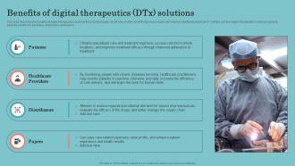 Digital Therapeutics Development Benefits Of Digital Therapeutics DTX Solutions
