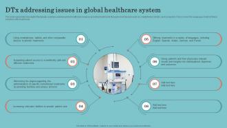 Digital Therapeutics Development DTX Addressing Issues In Global Healthcare System