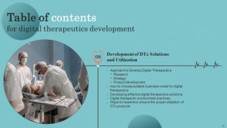 Digital Therapeutics Development Powerpoint Presentation Slides Captivating Interactive