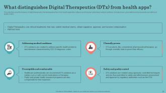 Digital Therapeutics Development Powerpoint Presentation Slides Customizable Visual