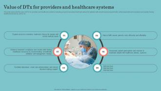 Digital Therapeutics Development Value Of DTX For Providers And Healthcare Systems