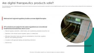 Digital Therapeutics Functions Are Digital Therapeutics Products Safe
