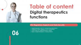 Digital Therapeutics Functions Powerpoint Presentation Slides Adaptable Informative